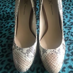 I.N.C International Concepts Leather Upper Pumps